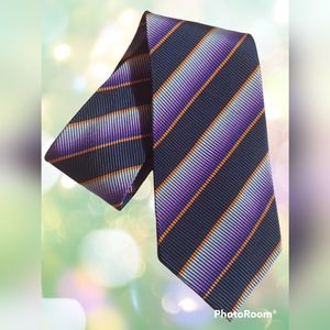Xmi platinum silk neck tie men